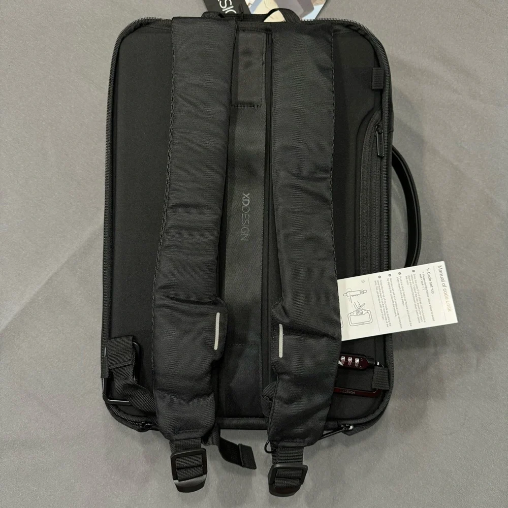 XD Design Bobby Bizz anti-theft backpack & briefcase, black